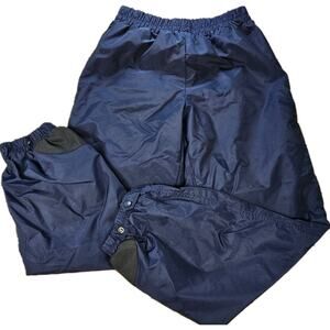 Vintage Columbia Sportswear Men’s M Nylon Ski Snow Pants Blue Made in Sri Lanka